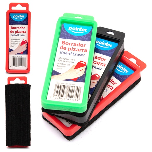 [BE-22109] BORRADOR PEQUEÑO PARA TABLERO ACRILICO - CUERPO PLASTICO