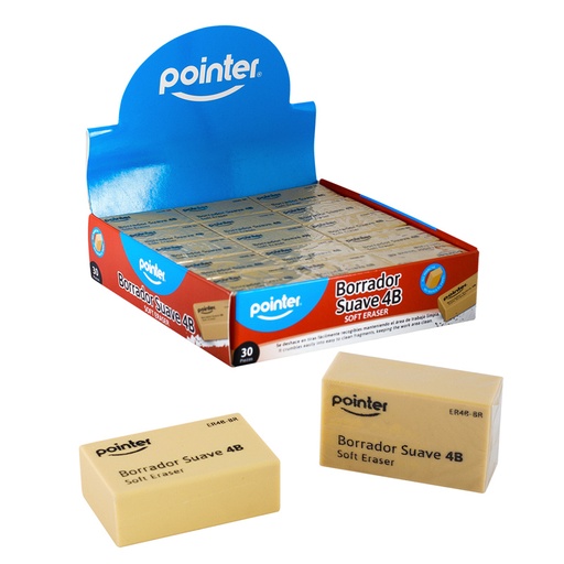 [ER4B-BR] BORRADOR SUAVE 4B (BLANCO)
