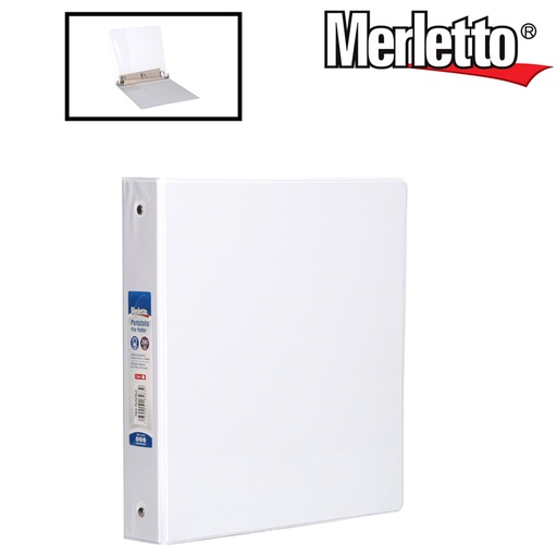 [780-7692162] CARPETA 3 AROS 1-1/2" BLANCO