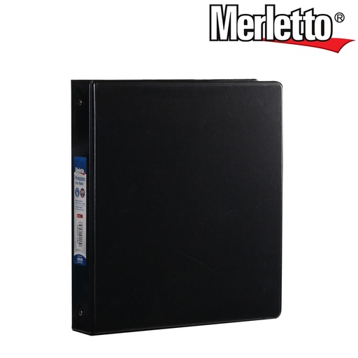 [780-7692163] CARPETA DE ARO NEGRO 1-1/2" 