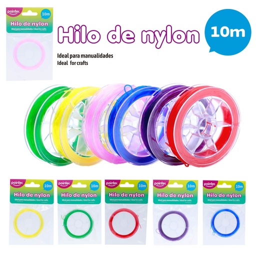 [ANC-25190] HILO NYLON DE COLORES 1MM X 10M