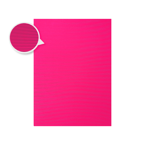 [COR-FU-57] CARTULINA CORRUGADA NEON - FUCSIA (50x70CM)