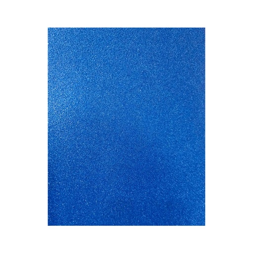 [360.022.10] CARTULINA ESCARCHADA RIGID-GLITTER AZUL ZAFIRO 360GR 50x70CM 