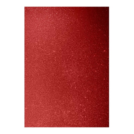 [360.002.10] CARTULINA ESCARCHADA 360GR ROJO RUBI