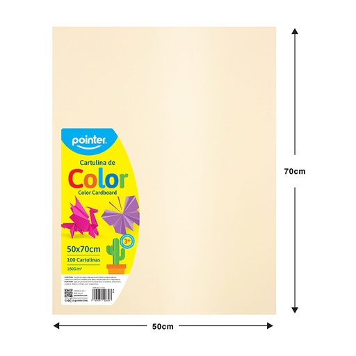 [CT-756] CARTULINA ESCOLAR - AMARILLO (50x70CM) 