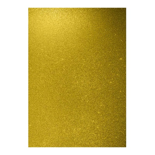 [360.025.10] CARTULINA ESCARCHADA RIGID-GLITTER ORO CALLAO 360GR 50x70CM