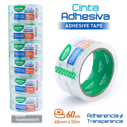 [TP-4860SC] CINTA ADHESIVA DE EMPAQUE (48mmx60yd) 40mic