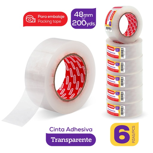 [CP-48200C] CINTA ADHESIVA DE EMPAQUE (48X200 YDS)