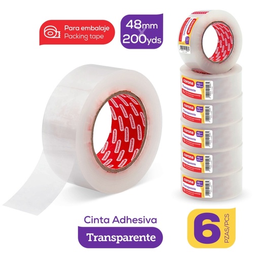 [CP-48200SC] CINTA ADHESIVA DE EMPAQUE (48X200 YDS)