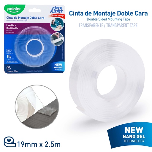 [NMT-19252] CINTA DOBLE CONTACTO DE GEL 19mmx2.5m