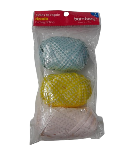 [707-1005/080] CINTAS DE REGALO RIZADA - 5MMx10M