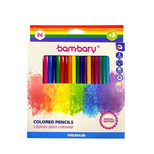 [205-1505/103] COLORES BAMBARY HEXAGONAL X24