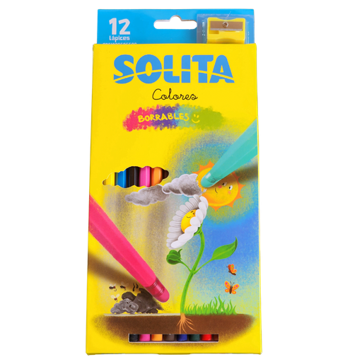 [SLC016] COLORES SOLITA BORRABLE X12