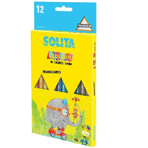 [SLC014] COLORES TRIANGULARES X12