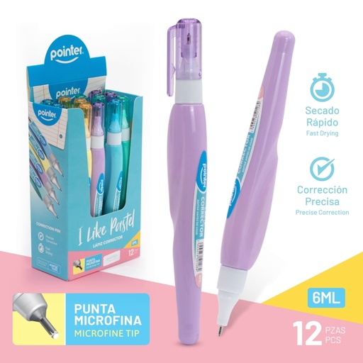 [AS-747] CORRECTOR LIQUDO TIPO LAPIZ 6ml