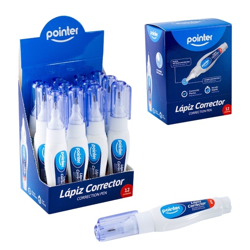 [AS-400] CORRECTOR LIQUIDO TIPO LAPIZ 4ml