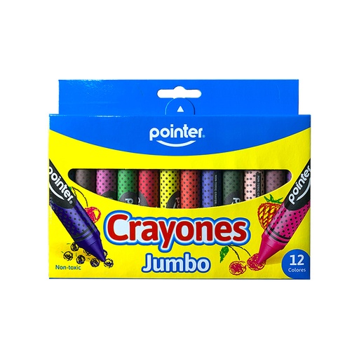 [CY-JB-12HQ] CRAYONES JUMBO x 12 PZA.