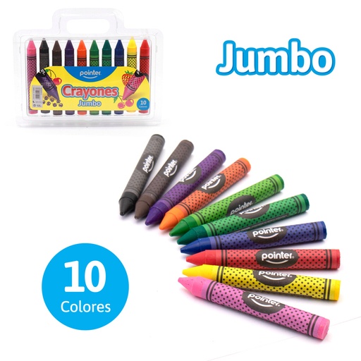 [CY-45001] CRAYONES JUMBO X10
