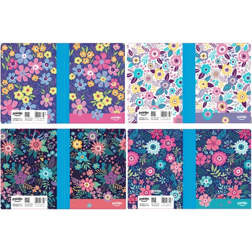 [YL-5-FL3] CUADERNO 5 MATERIAS (FLORES)
