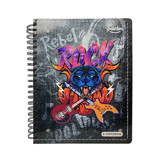 [YL-6-JN3-210] CUADERNO 6 MATERIAS (JEANS) 210 PAGS
