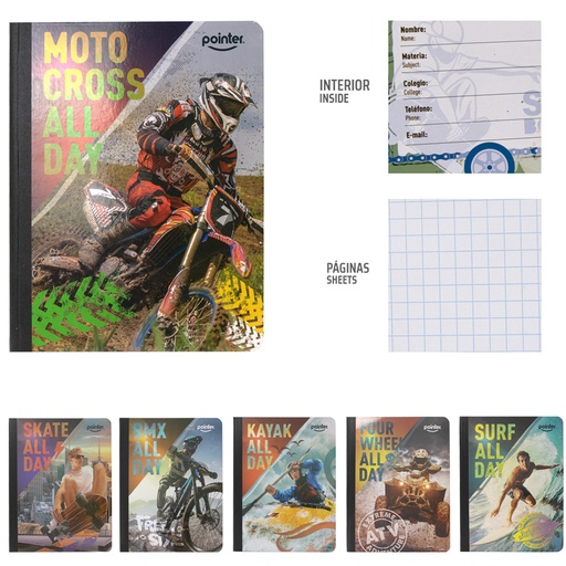 [COS-04-SQ] CUADERNO COSIDO CUADRITO