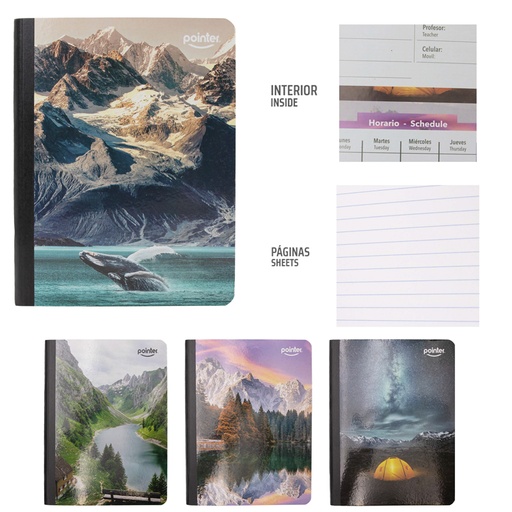 [COS-22] CUADERNO COSIDO RAYA ANCHA