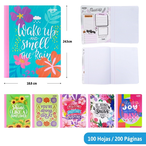 [COS-21] CUADERNO COSIDO A4 RAYA ANCHA x100 HOJAS