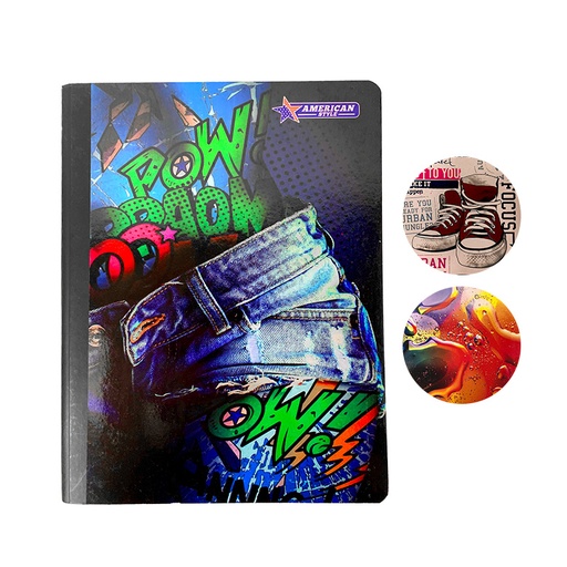 [AM02-GIRLRA] CUADERNO DE LINEA PARA NIÑA X3