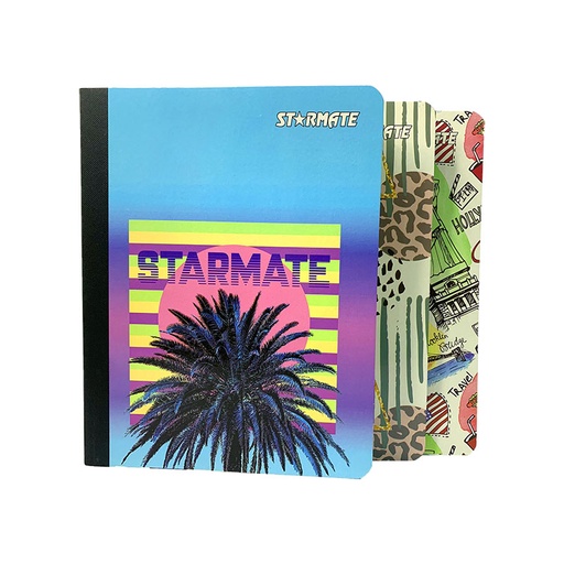 [STR-3439-GIRL] CUADERNO DOBLE LINEA PARA NIÑA X3