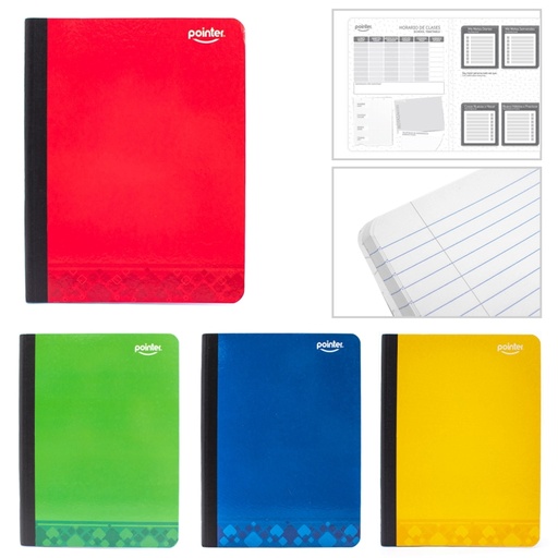 [80235-PL3] CUADERNO RAYA ANCHA (COLOR)