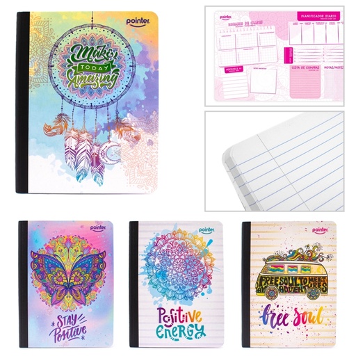 [80235-MD3] CUADERNO RAYA ANCHA (MANDALA)