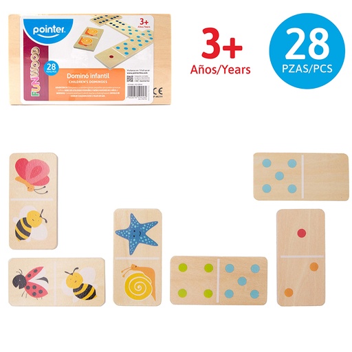 [PZZ-23140] DOMINO INFANTIL - 28PZAS