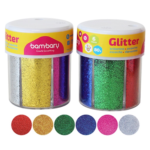 [390-0145/050] ESCARCHA 80G x6 COLORES
