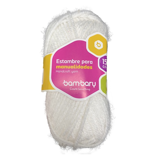 [329-8010/800] ESTAMBRE PARA MANUALIDADES BLANCO - 15G