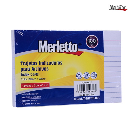 [780-4488210] FICHAS 4X6