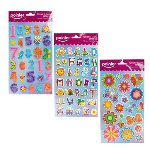 [ANC-22151] FIGURAS DE FOAMY (STICKERS)