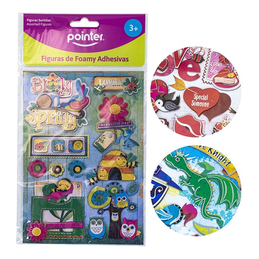 [ANC-1931] FIGURAS DE FOAMY ADHESIVAS 