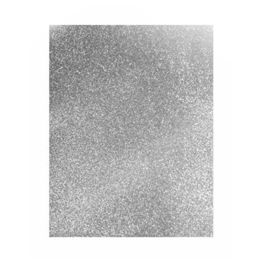 [0549.016.6] FOAMI ESCARCHADO PLATA ALPACA CARTA (20X30CM)