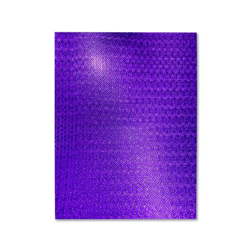 [016.006.7] FOAMI ESTAMPADO AZUL ZIG-ZAG DOBLECARTA (40X60CM)