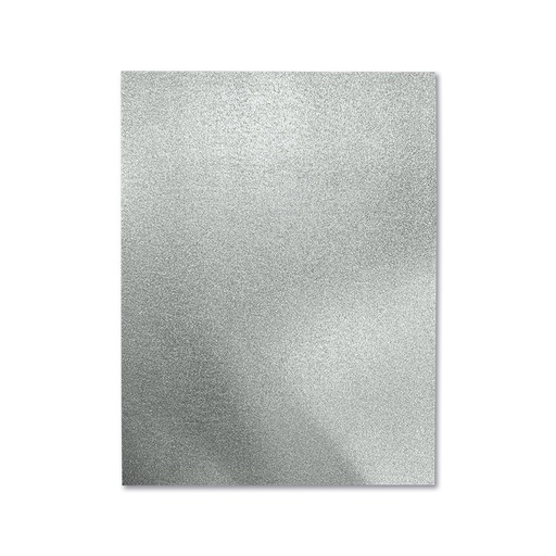 [553.009.7] FOAMI ESTAMPADO METALIZADO PLATA ALPACA DOBLECARTA (40X60CM)