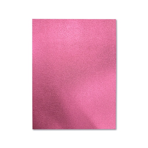 [553.019.7] FOAMY ESTAMPADO METALIZADO ROSADO BERILIO - DOBLECARTA 30x40CM