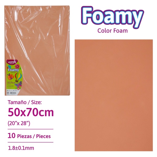 [EVA-7007-57] FOAMI LISO CARNE MEDIANO (50X70CM)