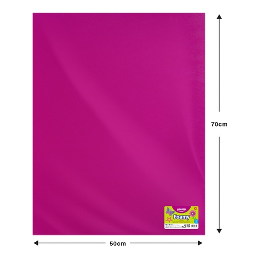 [EVA-7044-57] FOAMY LISO FUCSIA MEDIO - GRANDE (50x70CM)