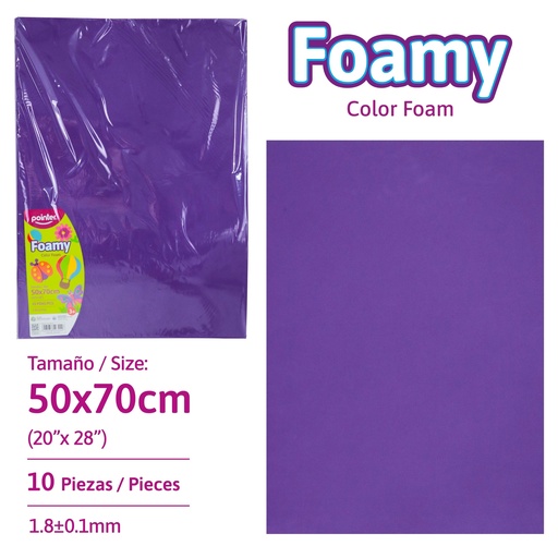 [EVA-7025-57] FOAMI LISO MORADO MEDIANO (50X70CM)