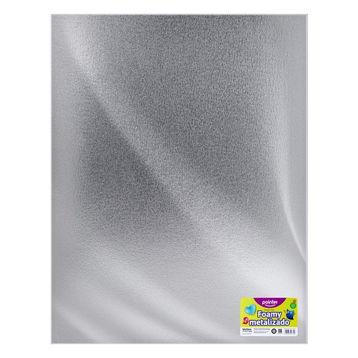 [MT-EVA-7016-57] FOAMI METALIZADO PLATA LAMINA (50X70CM)