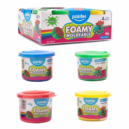 [SLC-4C-160G] FOAMY MOLDEABLE 40g x 4 PZAS.
