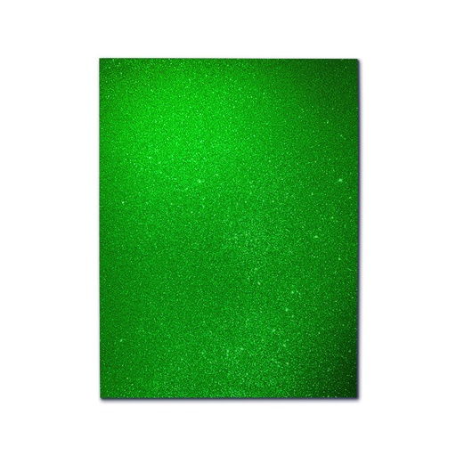 [102-6010/310] FOAMI ESCARCHADO VERDE CARTA (20X30CM)