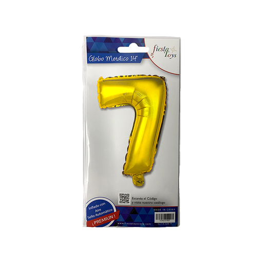 [SL/14-GO-7] GLOBO METALICO 14" N 7