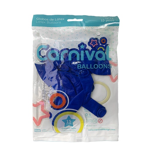 [CA-G15-RB] GLOBOS DE 15 AZUL REY