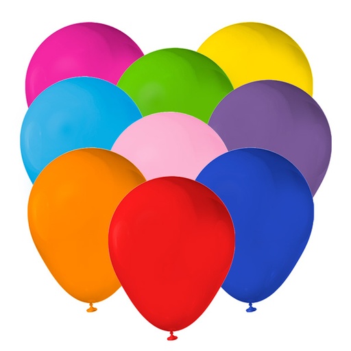 [CA-G15-SUR] GLOBOS DE 15 COLORES SURTIDOS
